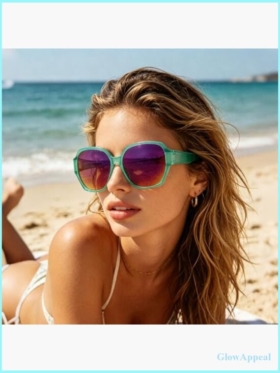 Polarized Fit Over Glasses Sunglasses UV400 Protection Square Oversized main image 5